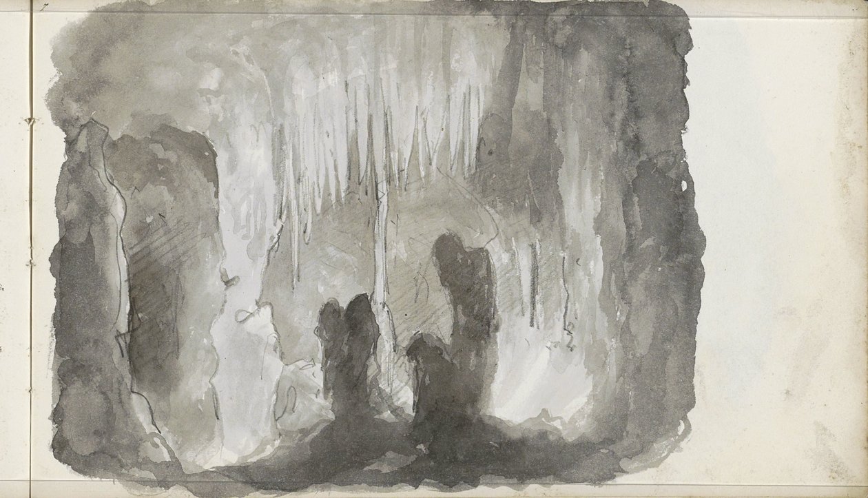 Druipsteengrot door Petrus Johannes Schotel