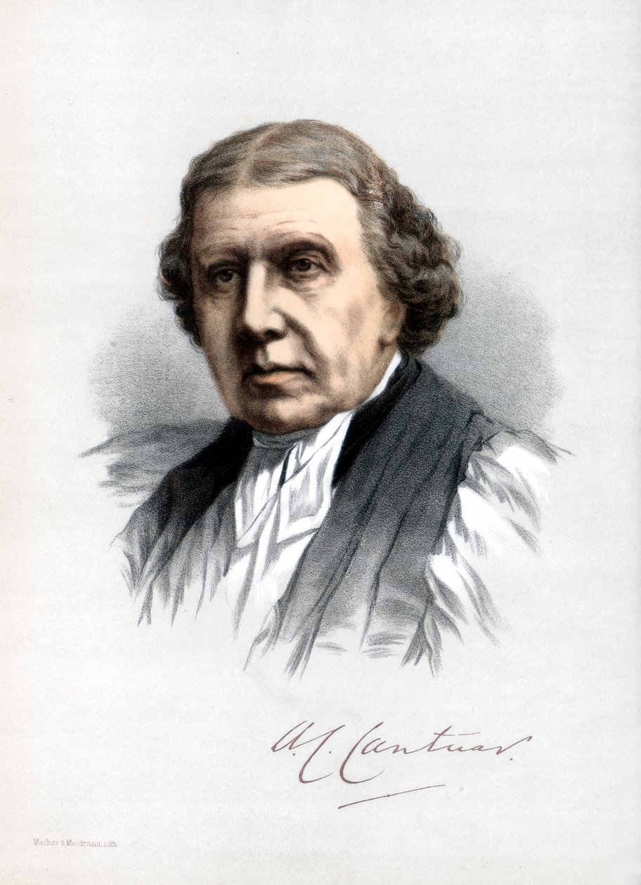 Archibald Campbell Tait, aartsbisschop van Canterbury, ca. 1890 door Petter and Galpin Cassell