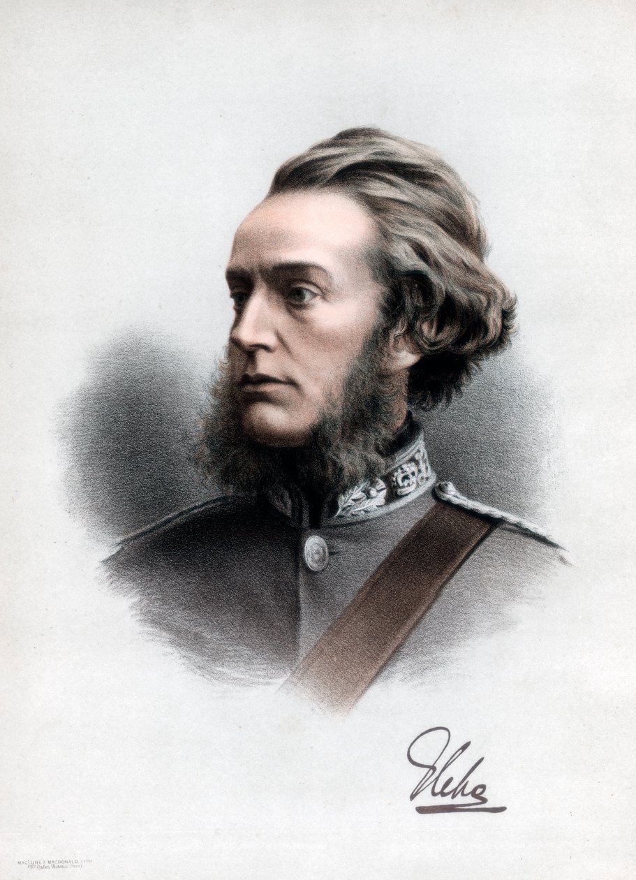 Francis Charteris, 10e Graaf van Wemyss, Britse Whig-politicus, ca. 1890 door Petter and Galpin Cassell