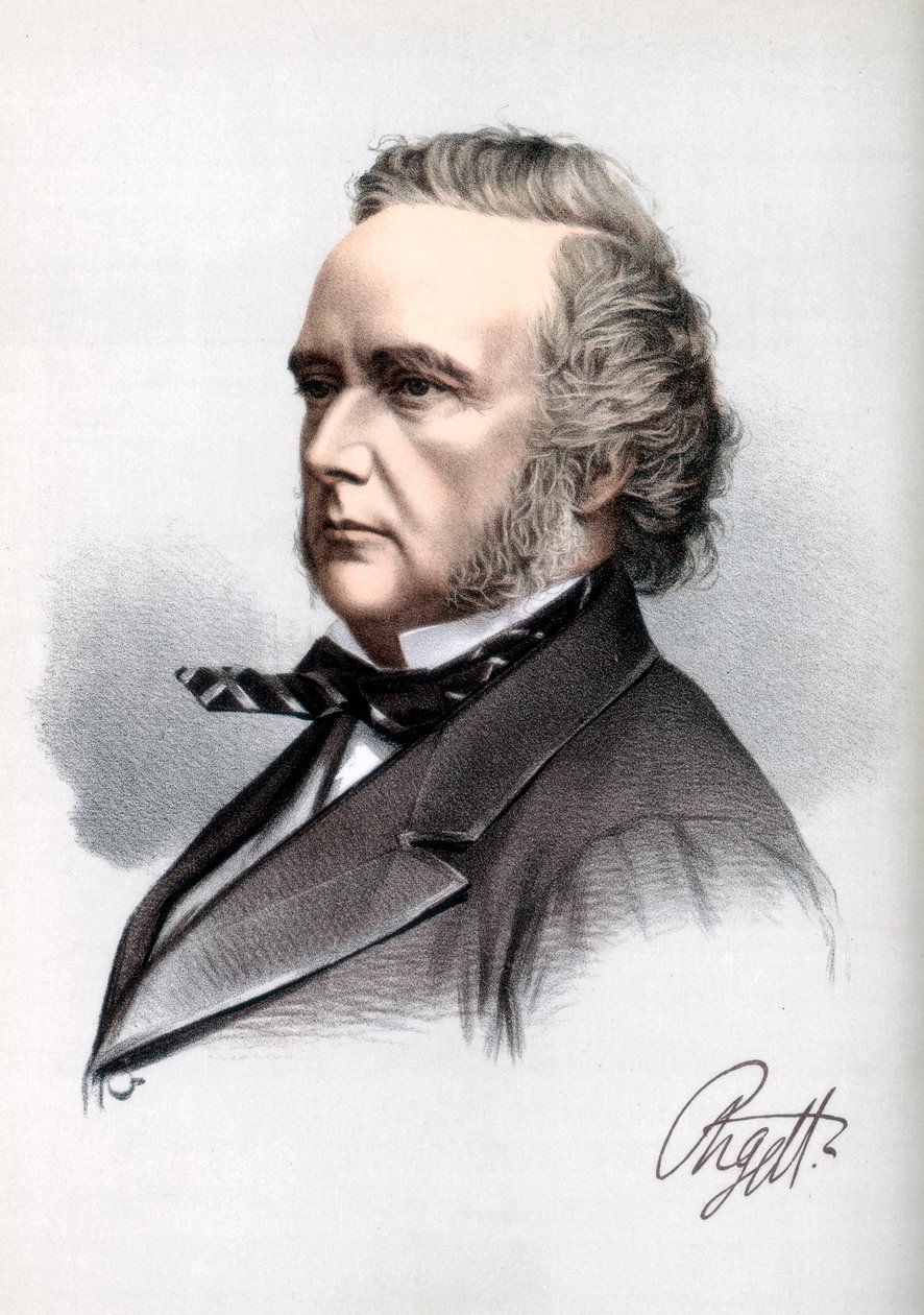 George Campbell, 8e hertog van Argyll, Schotse liberale politicus en schrijver, ca. 1890 door Petter and Galpin Cassell