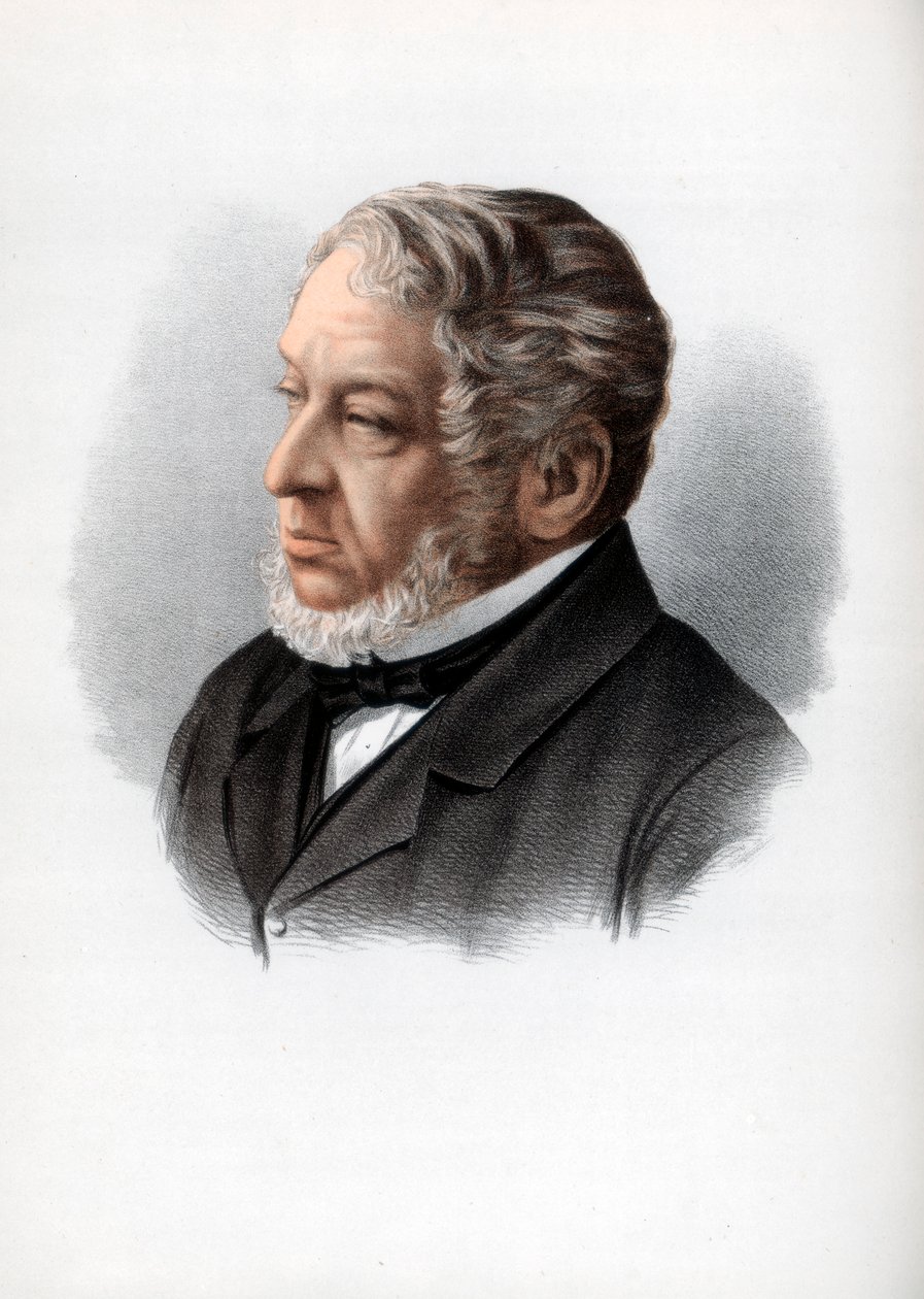 Nathan Rothschild, 1e Baron Rothschild, Britse bankier en politicus, c1890 door Petter and Galpin Cassell