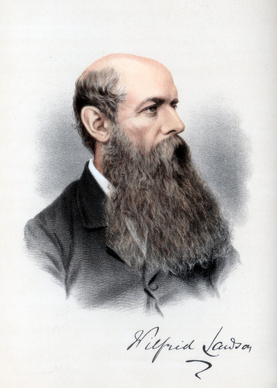 Sir Wilfrid Lawson, Britse politicus en geheelonthouder, c1890 door Petter and Galpin Cassell