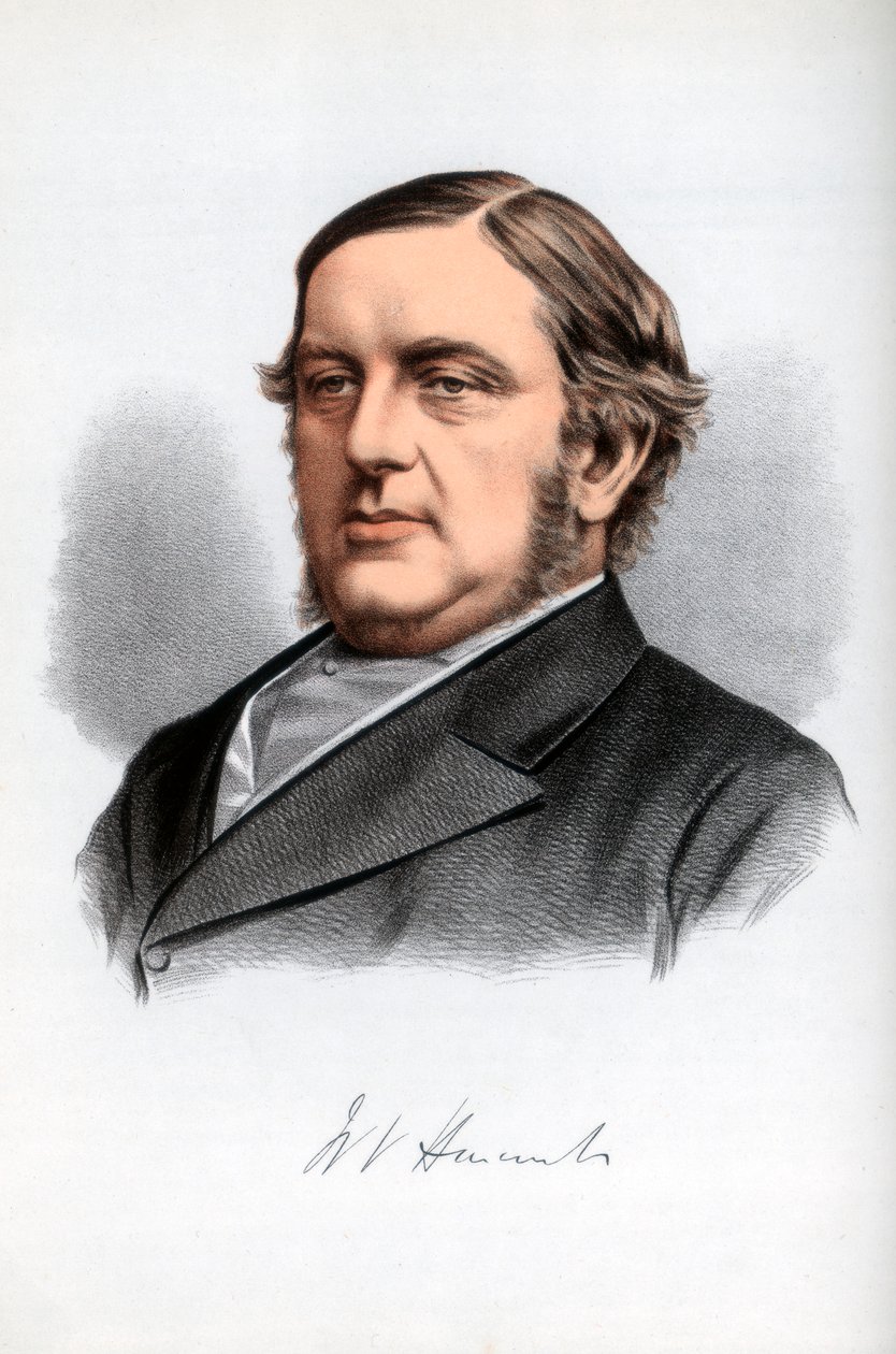 William Vernon Harcourt, Britse liberale staatsman, ca. 1890 door Petter and Galpin Cassell