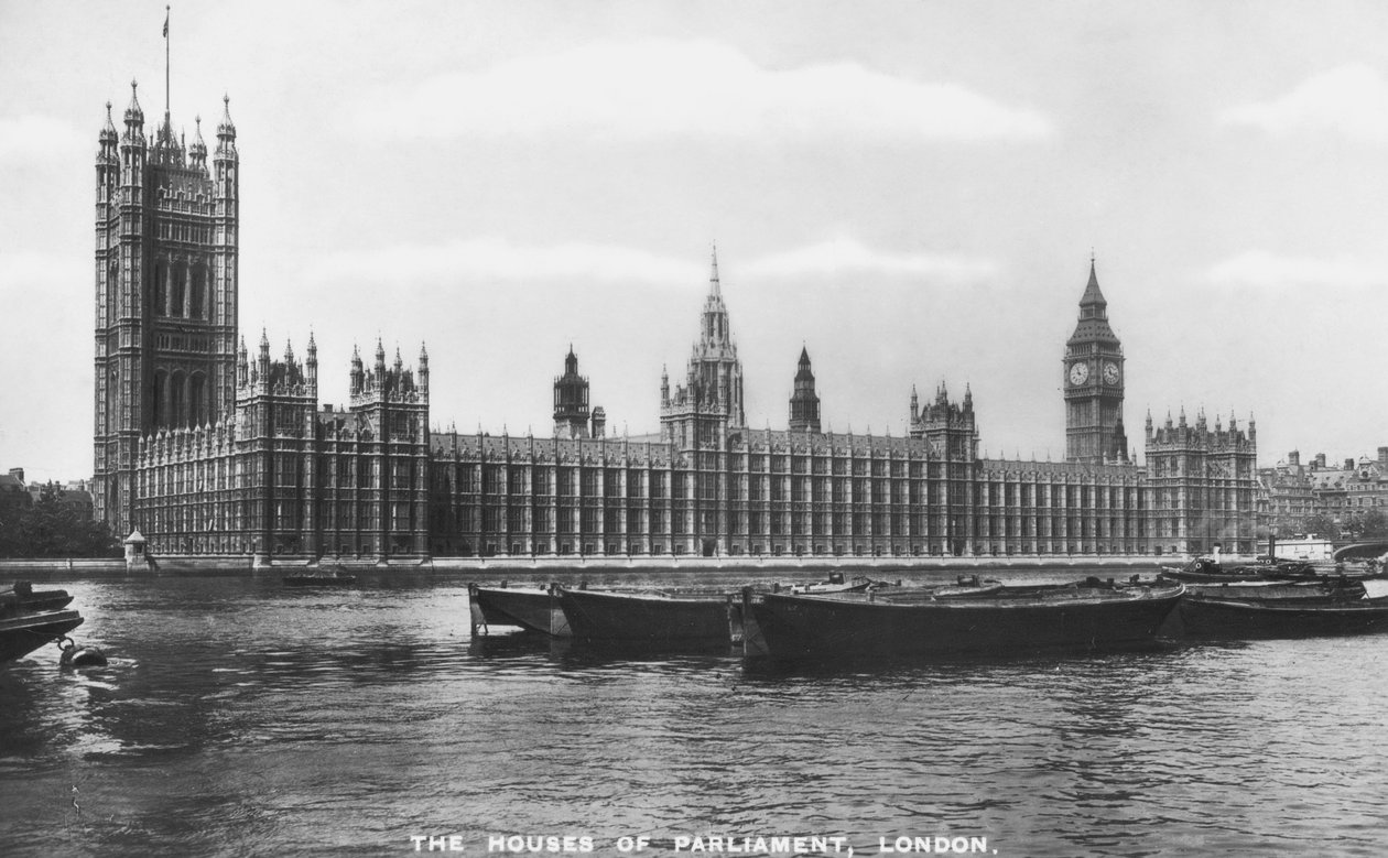 Het Parlement, Westminster, Londen, 1933 door Philco Publishing Company