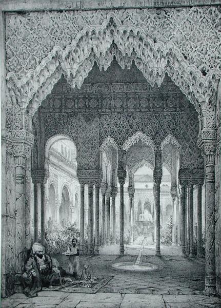 Ingang van het Hof van Leeuwen, Alhambra, Plaat 4 uit 