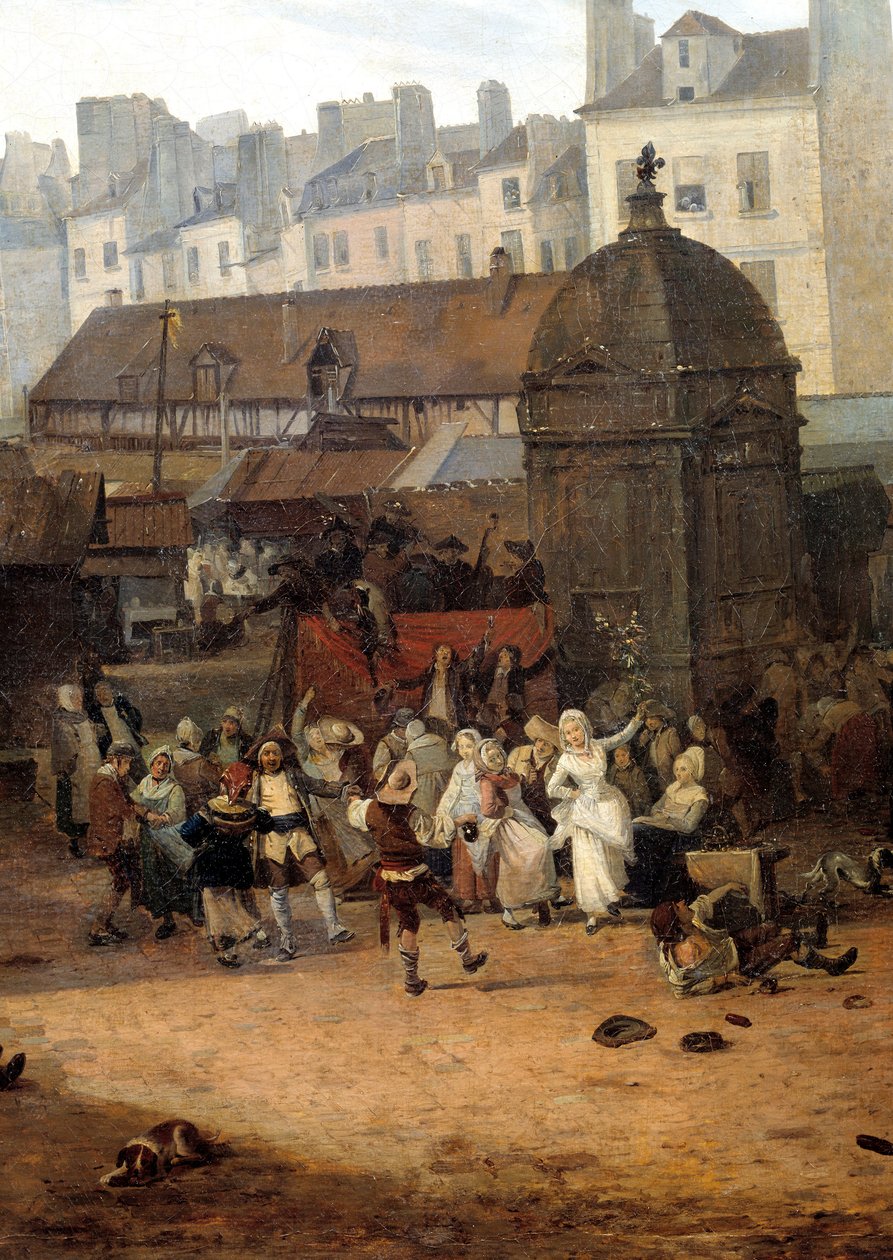 Vreugdebetoon gegeven door de stad Parijs op 21/01/1782 ter gelegenheid van de geboorte van de Dauphin Louis Joseph van Frankrijk door Philibert Louis Debucourt