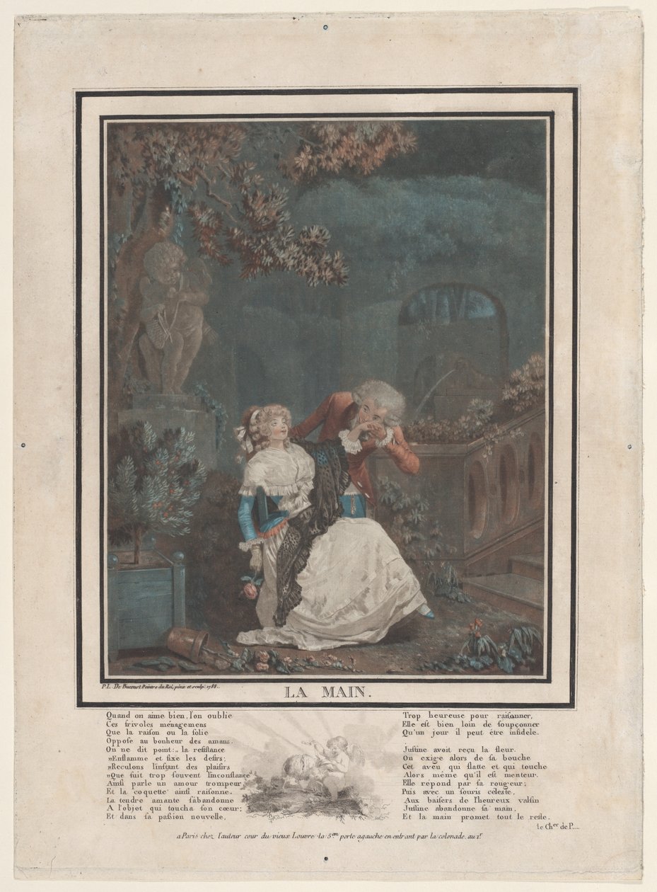 De Hand door Philibert-Louis Debucourt