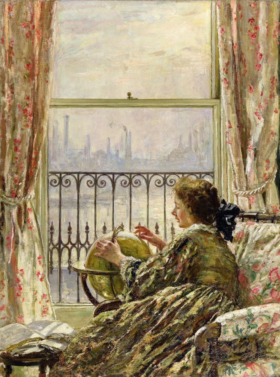 Een Chelsea Raam, 1909 door Philip Wilson Steer
