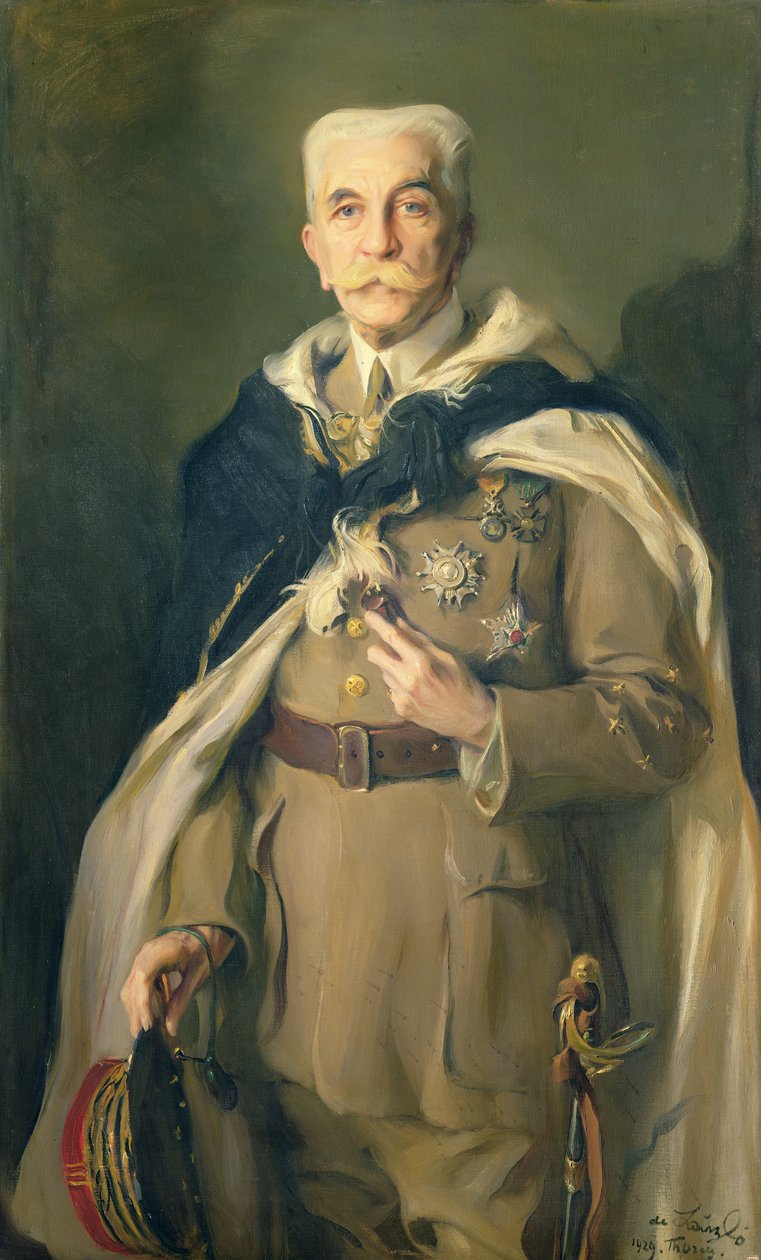 Maarschalk Louis Hubert Gonzalve Lyautey (1854-1934) 1929 door Philip Alexius de Laszlo