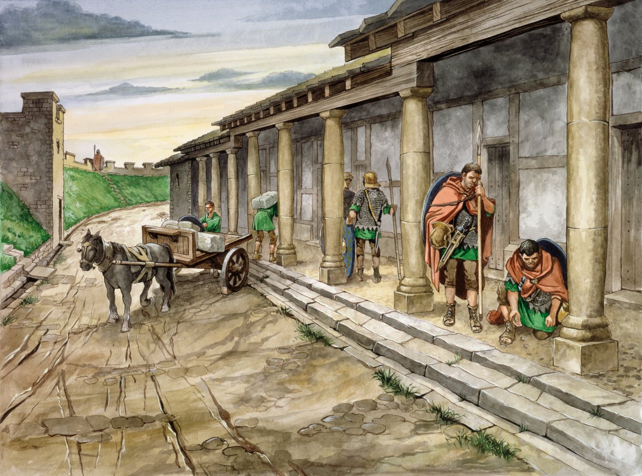 Housesteads Romeins Fort door Philip Corke