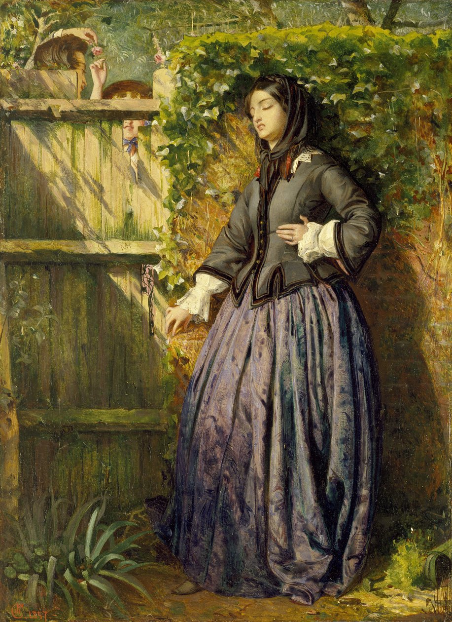 Gebroken geloften, 1857 door Philip Hermogenes Calderon