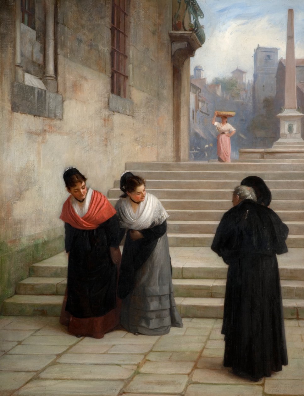 Zijn Eerwaarde, 1876 door Philip Hermogenes Calderon