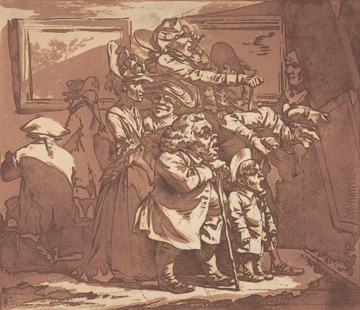 Een Tentoonstelling, 29 januari 1776 door Philip James de Loutherbourg