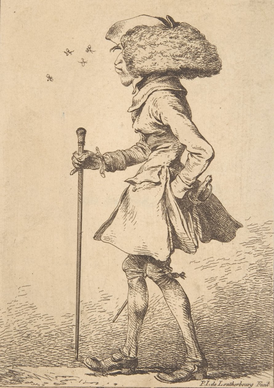 Van Warwick Lane door Philip James de Loutherbourg