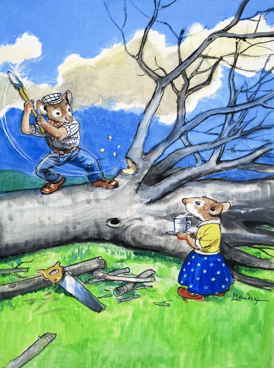 De stadsmuis en de plattelandsmuis door Philip Mendoza