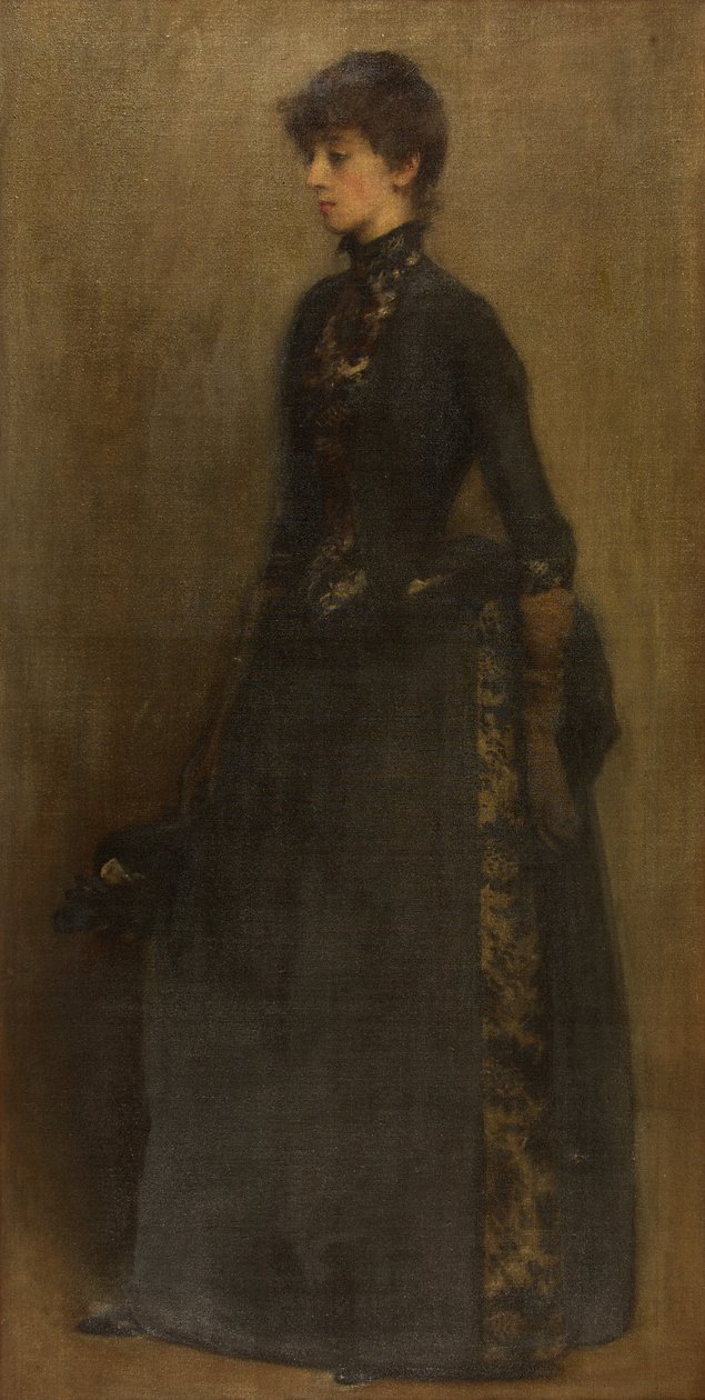 Dame in grijs: mevrouw Montgomery door Philip Wilson Steer
