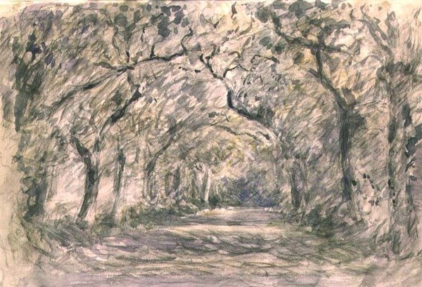 Eikenlaan, Knaresborough door Philip Wilson Steer