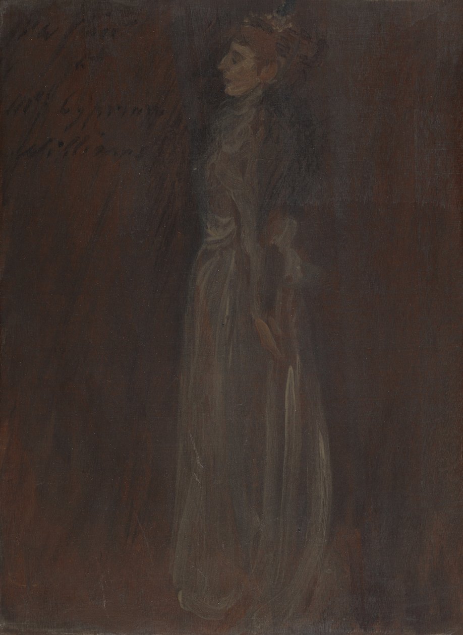 Portret van Mevrouw Cyprian Williams door Philip Wilson Steer