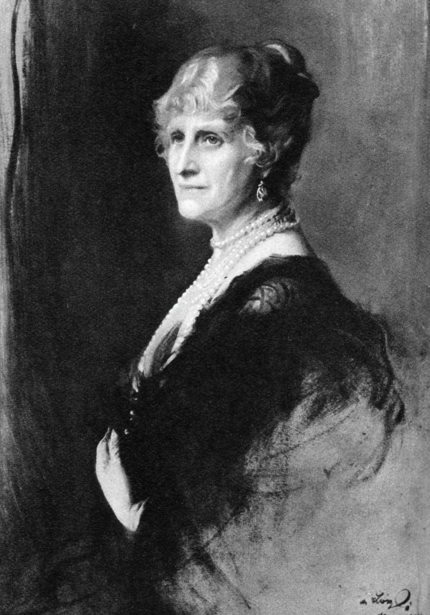 Nina Bowes-Lyon, gravin van Strathmore en Kinghorne, 1937 door Philip de László