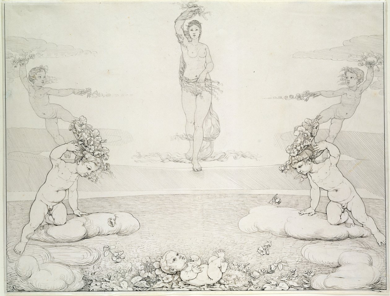 Ochtend door Philipp Otto Runge