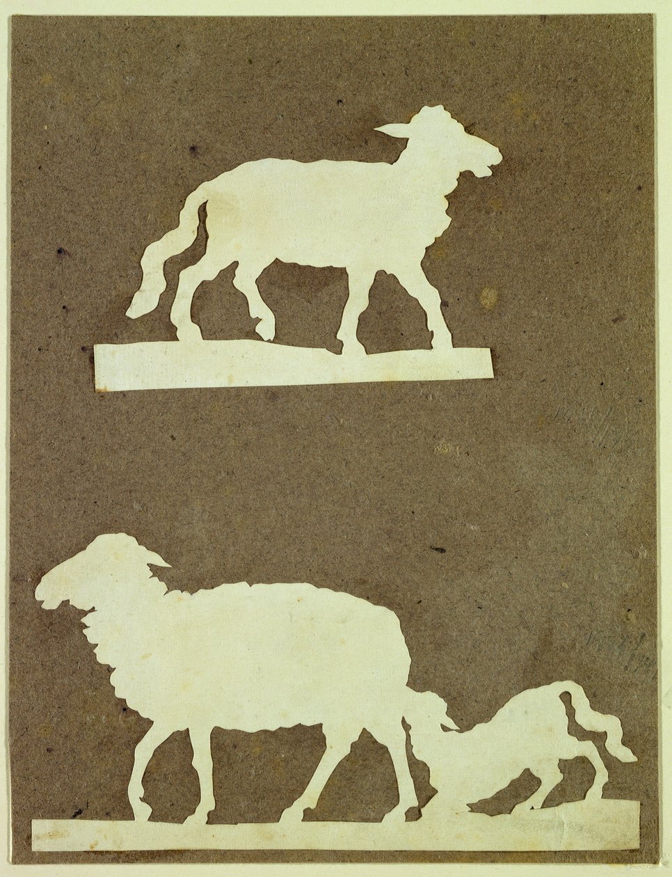 Schapen en Schapen met Lam door Philipp Otto Runge