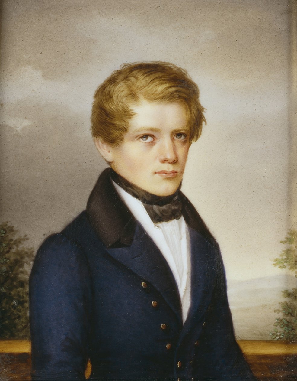 Otto von Bismarck als student, 1833 door Philipp Petri