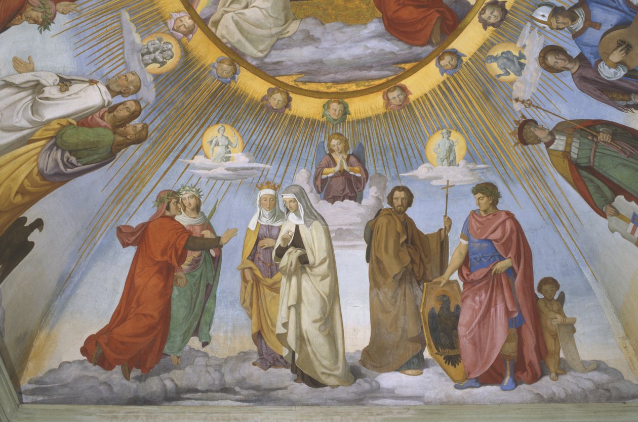 Volta della stanza di Dante, detail door Philipp Veit