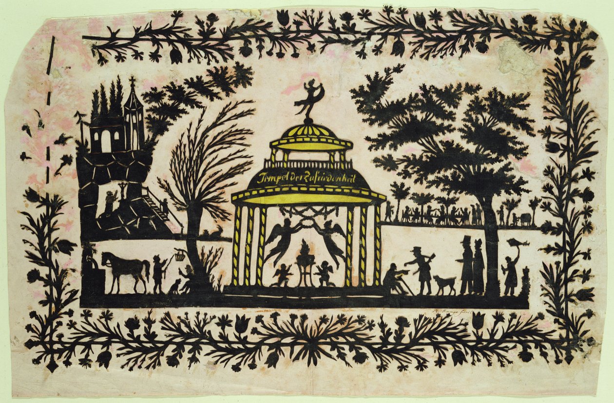 De Tempel van Geluk door Philipp Otto Runge