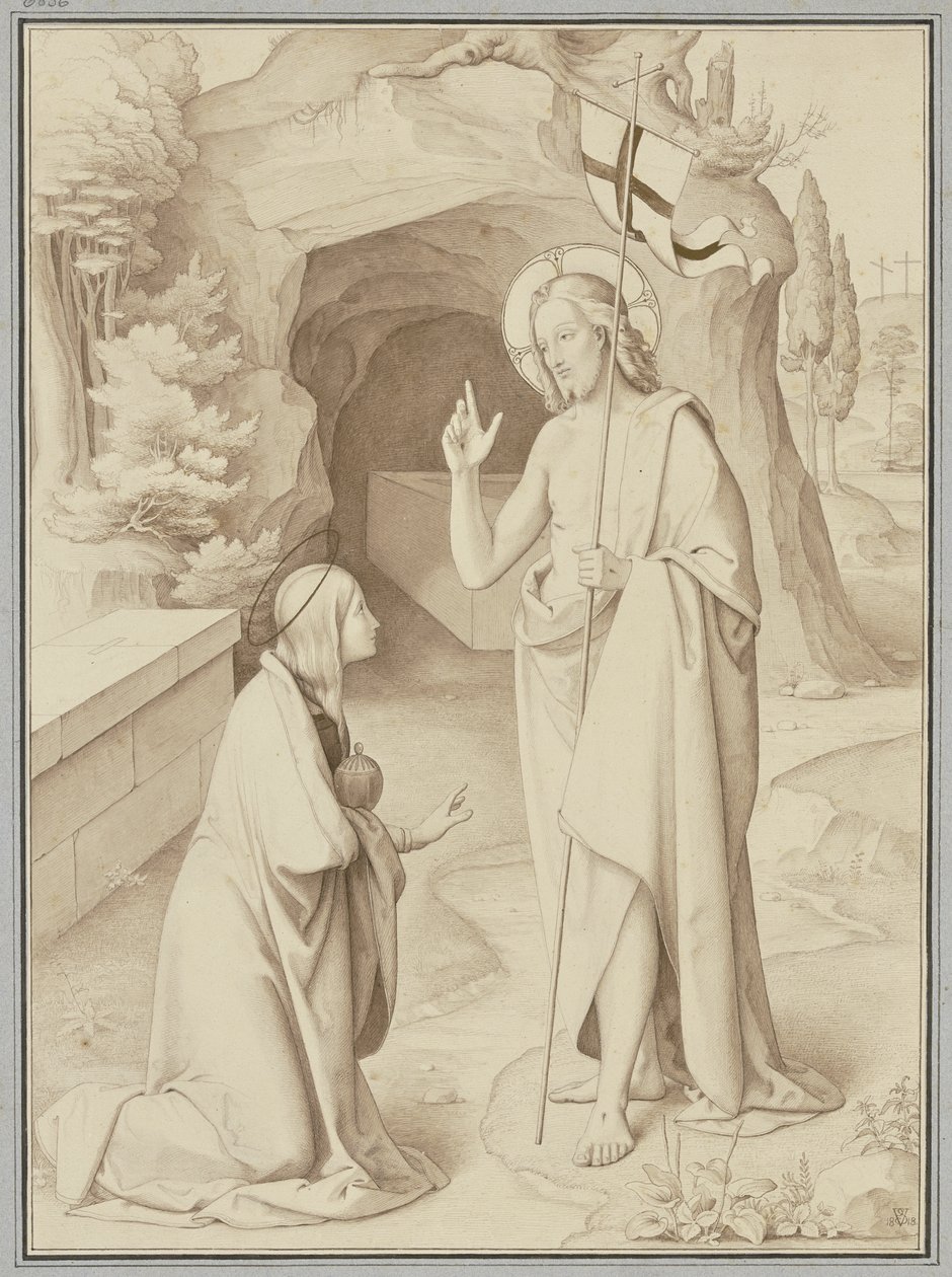 Noli me tangere door Philipp Veit