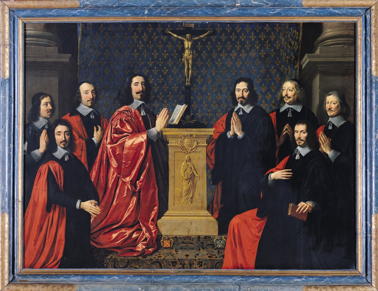 De Prevot des Marchands en de schepenen van de stad Parijs door Philippe de Champaigne