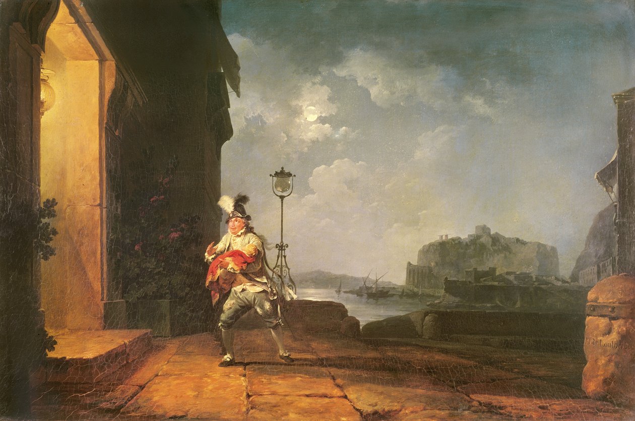 David Garrick als Don John in zijn bewerking van 