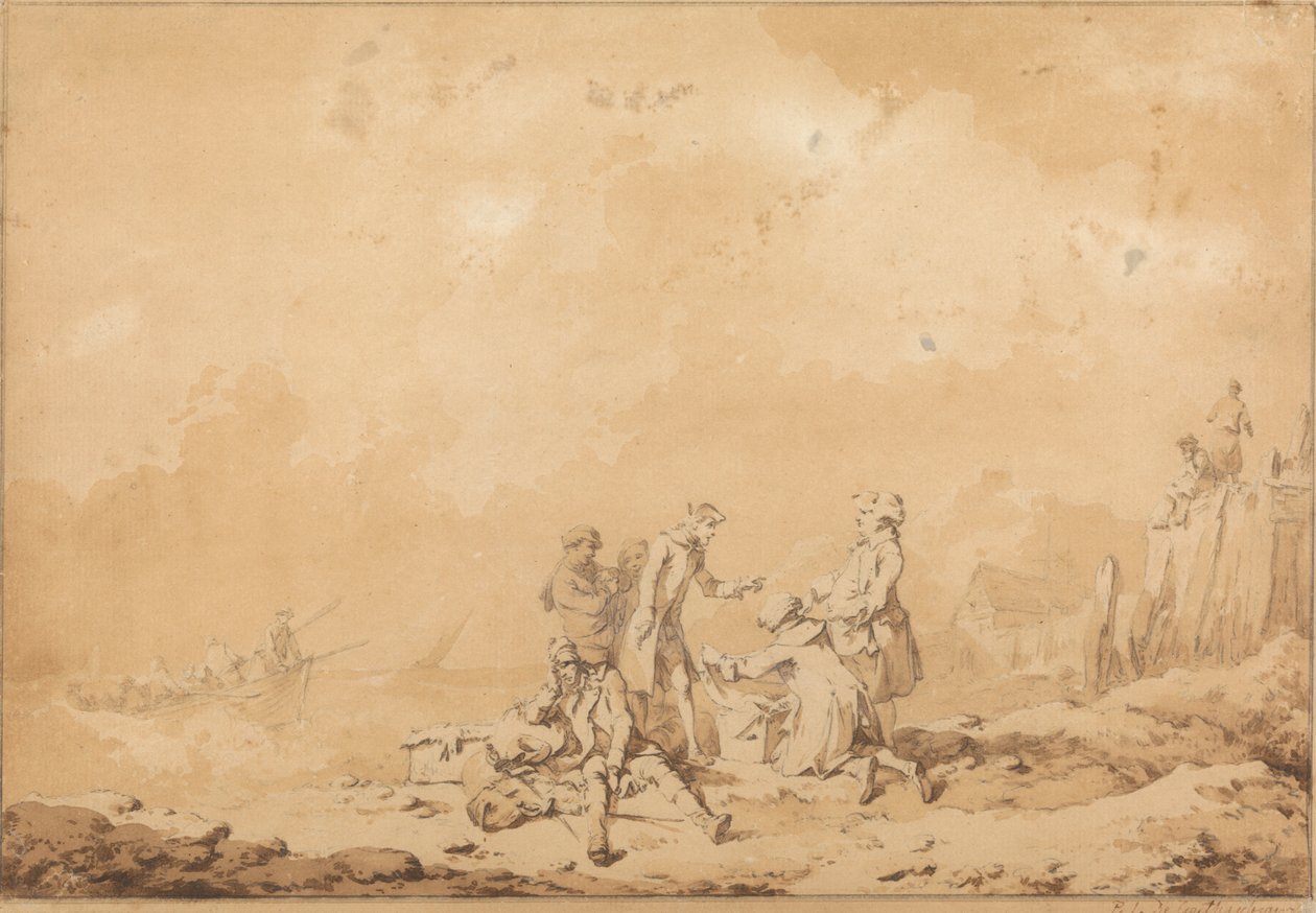 Smokkelaars door Philippe Jacques de Loutherbourg