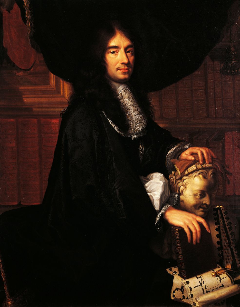 Portret van Charles Perrault door Philippe Lallemand