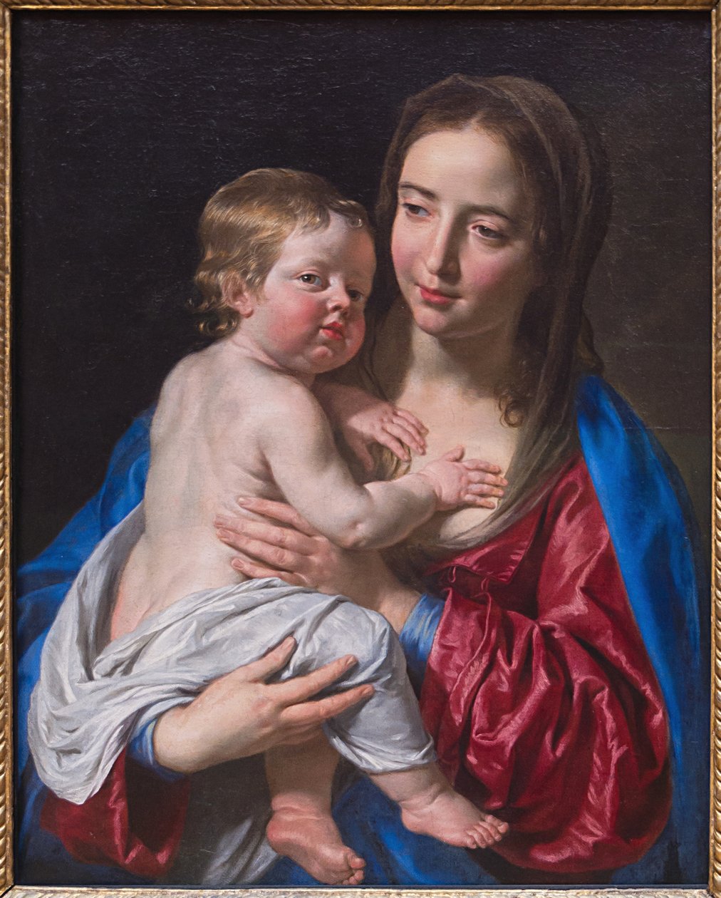 Madonna met Kind door Philippe de Champaigne