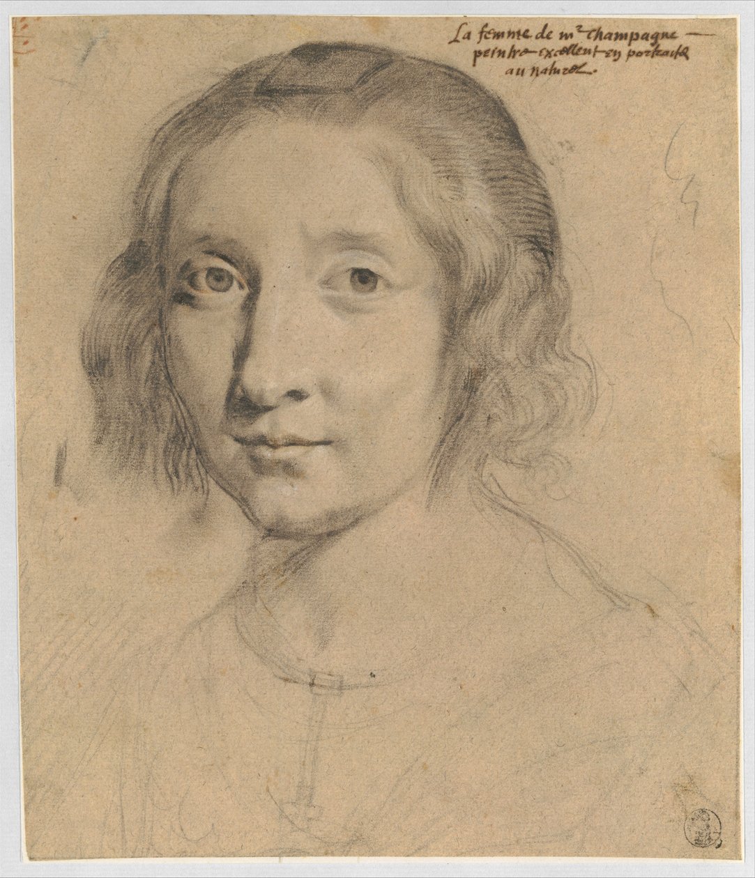 Portret van Charlotte Duchesne door Philippe de Champaigne