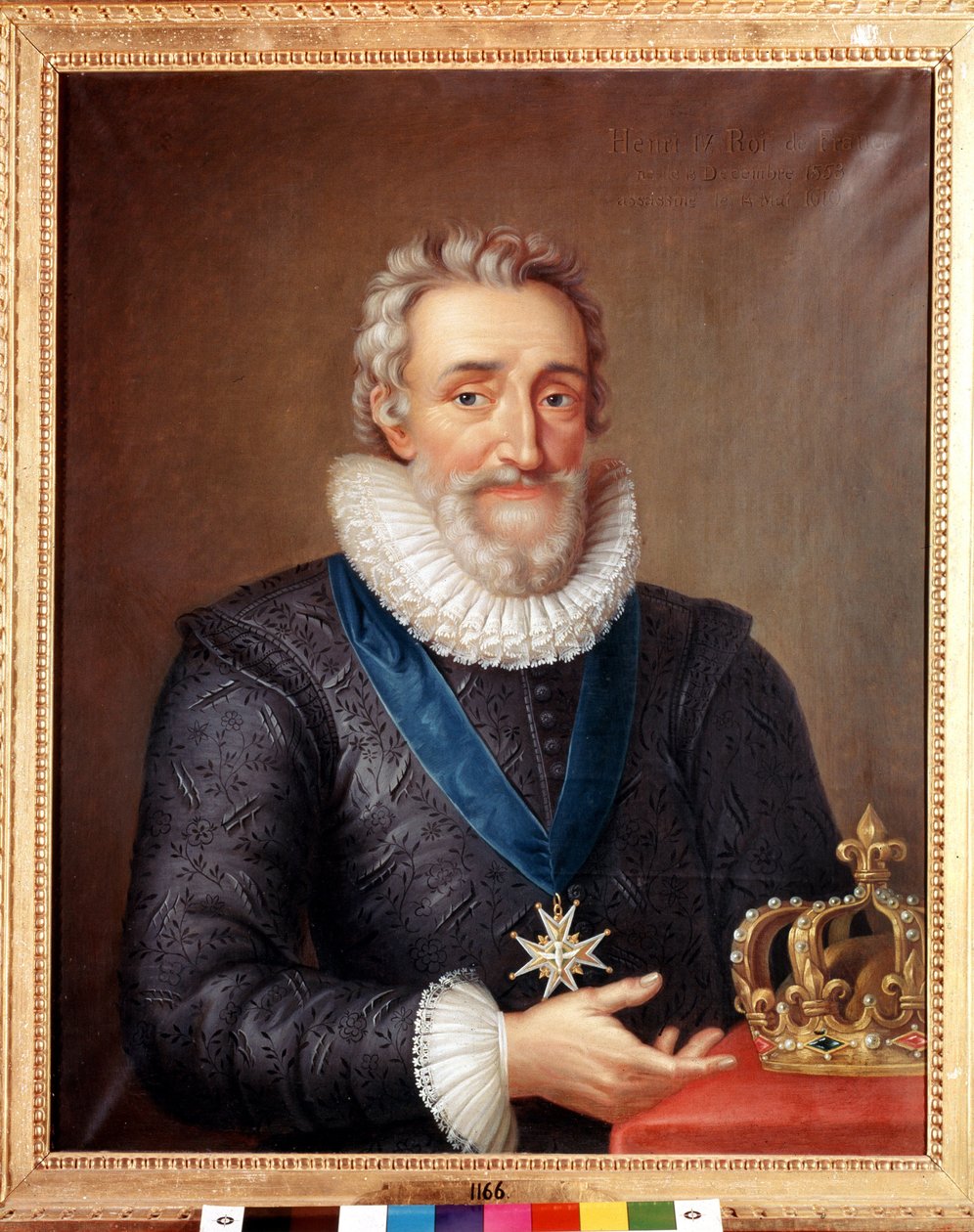 Portret van Hendrik IV (1553 - 1610), koning van Frankrijk. Schilderij door Philippe de Champaigne. Stockholm Nationaal Museum door Philippe de Champaigne