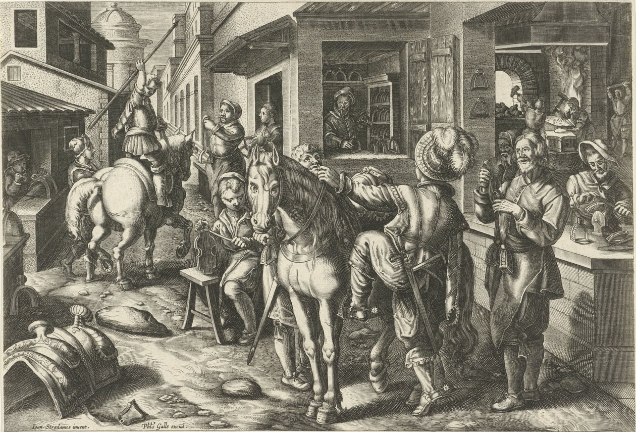 Stijgbeugels door Philips Galle (attributed to workshop of)