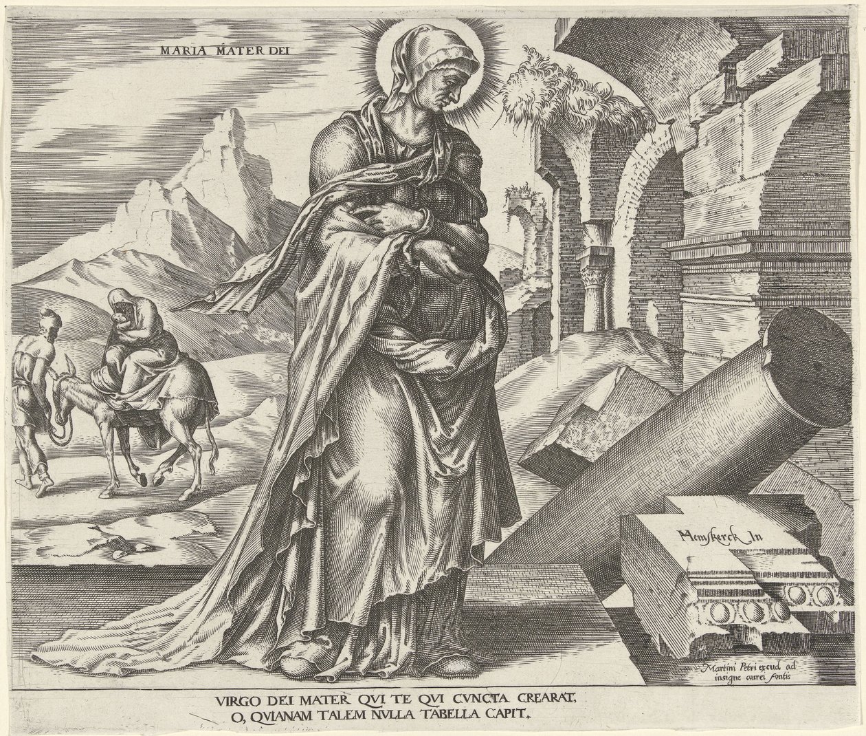 Maria door Philips Galle