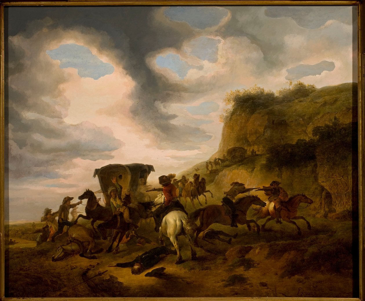 Overval op reizigers door Philips Wouwerman