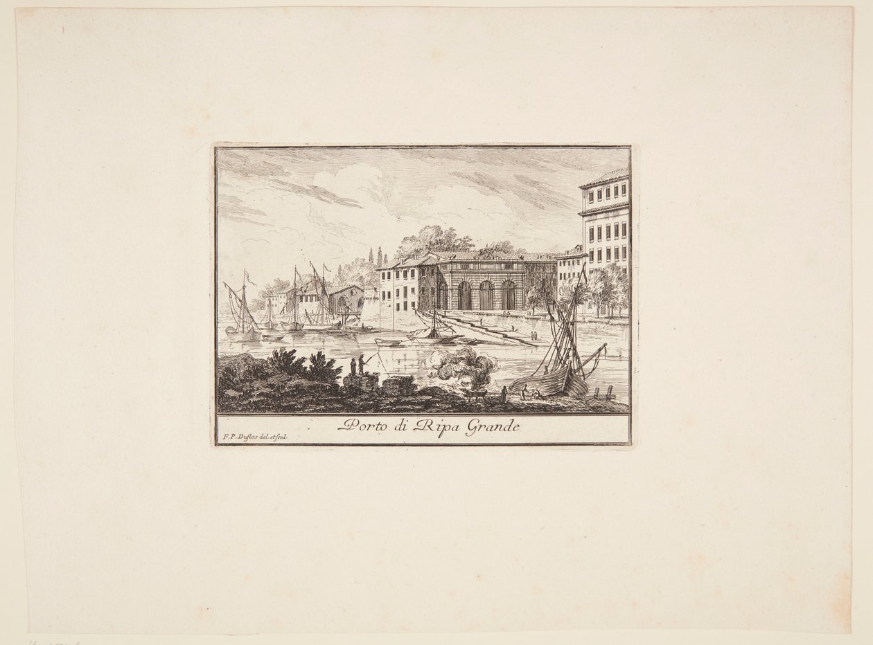 Deens: De haven van Ripo Grande door Philothée Francois Duflos