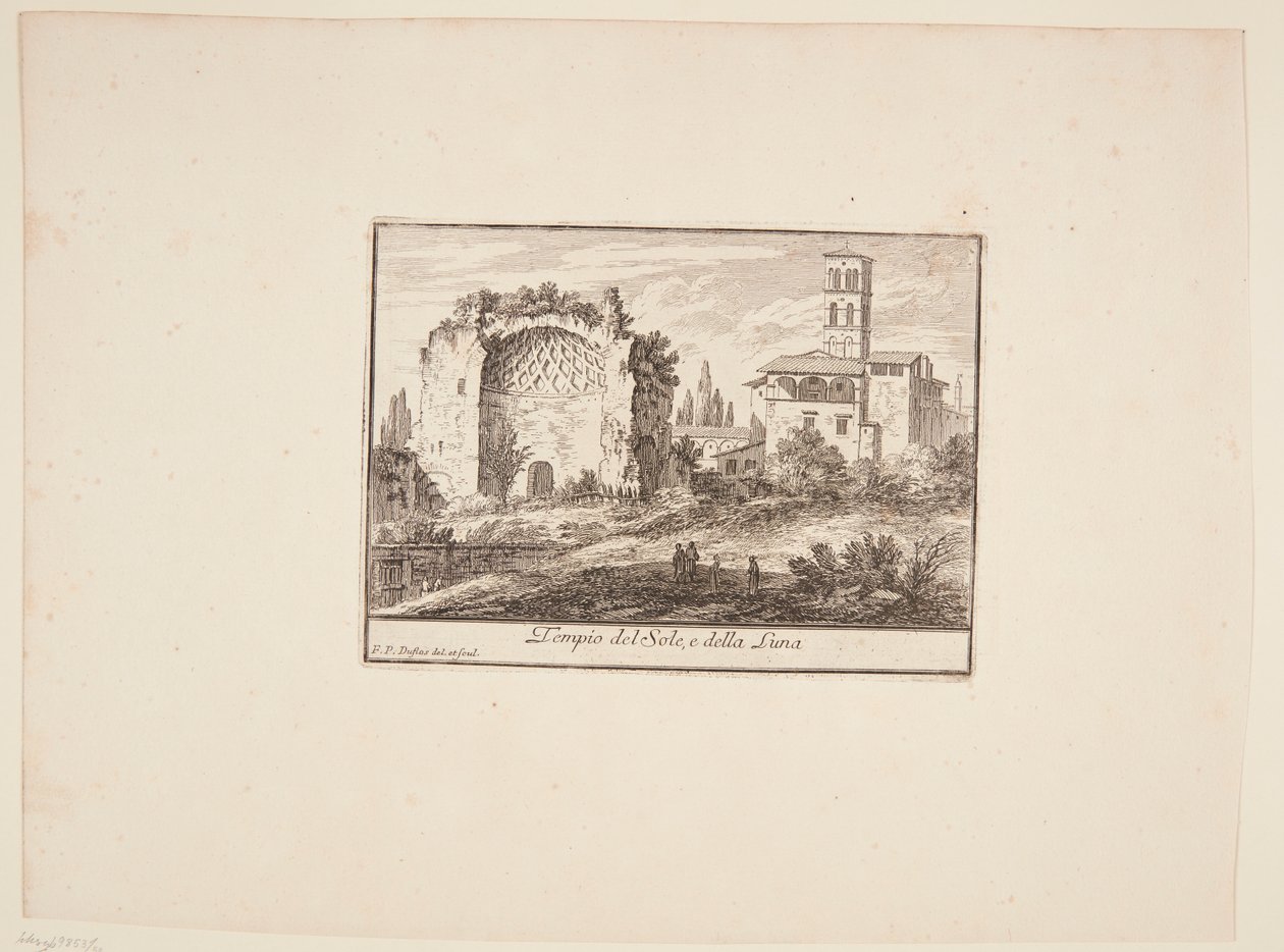 Deens: Tempel van de zon en de maan door Philothée Francois Duflos