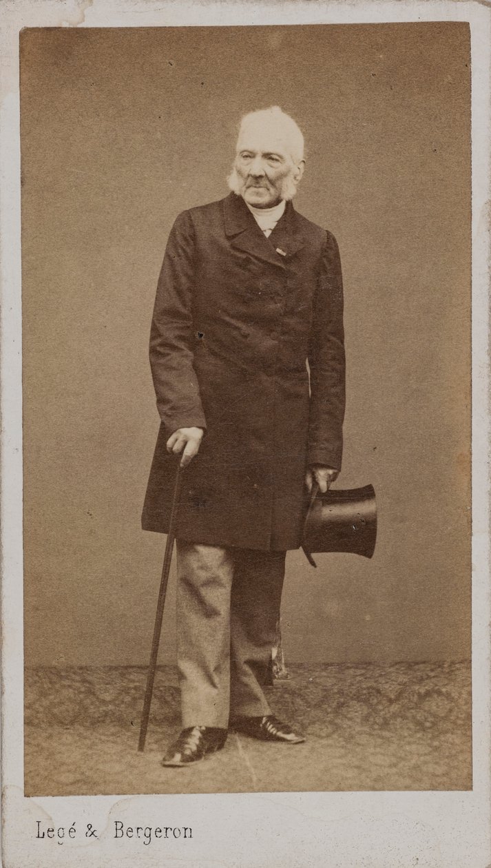 Portret van de componist Gustave Vogt door Photo studio Legé and Bergeron.