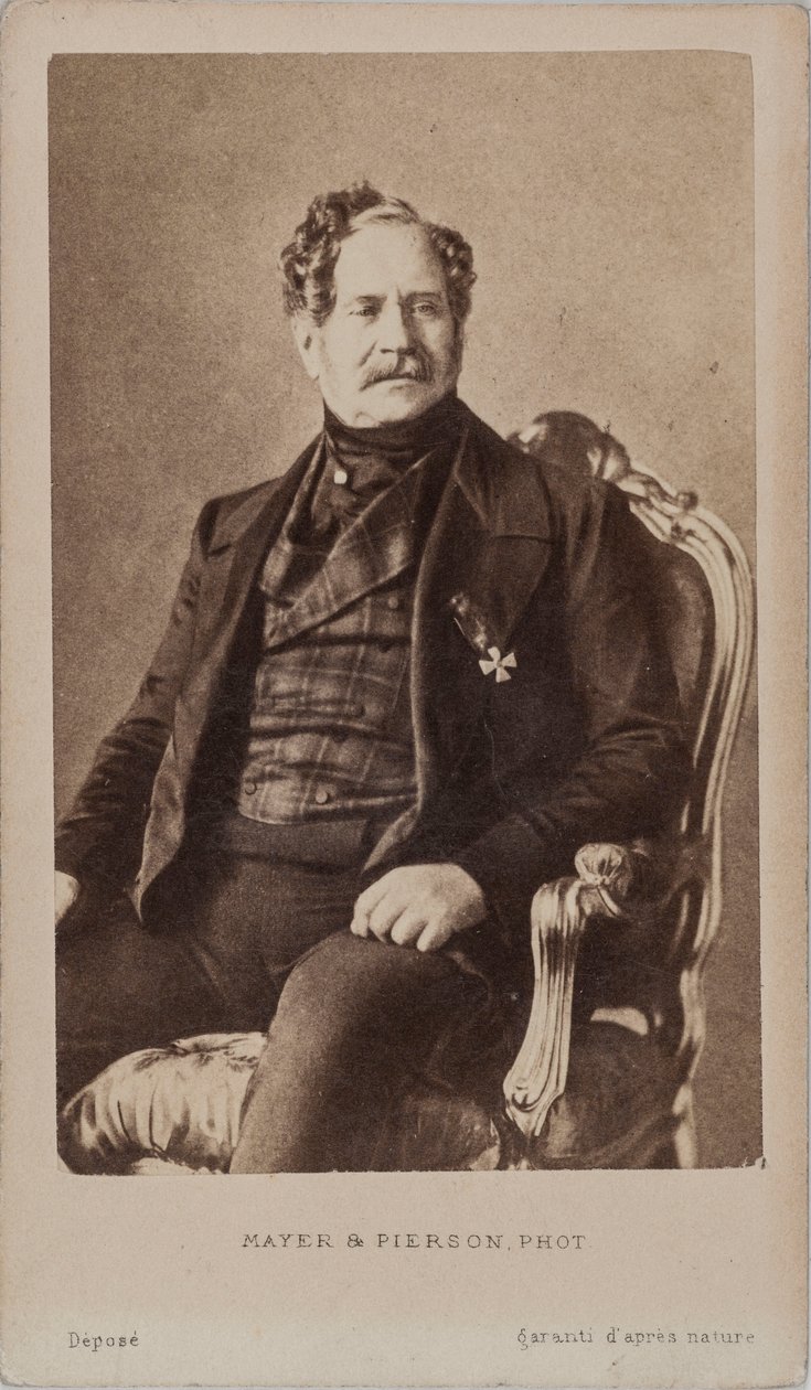 Portret van graaf Nikolai Alexeyevich Orlov door Photo studio Mayer and Pierson.