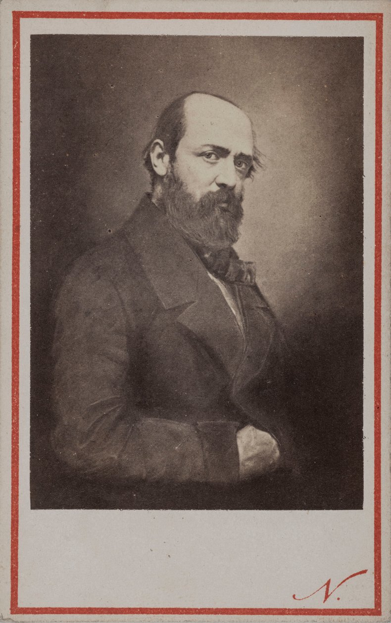 Portret van Henri Murger 1822-1861, 1861 door Photo studio Nadar.