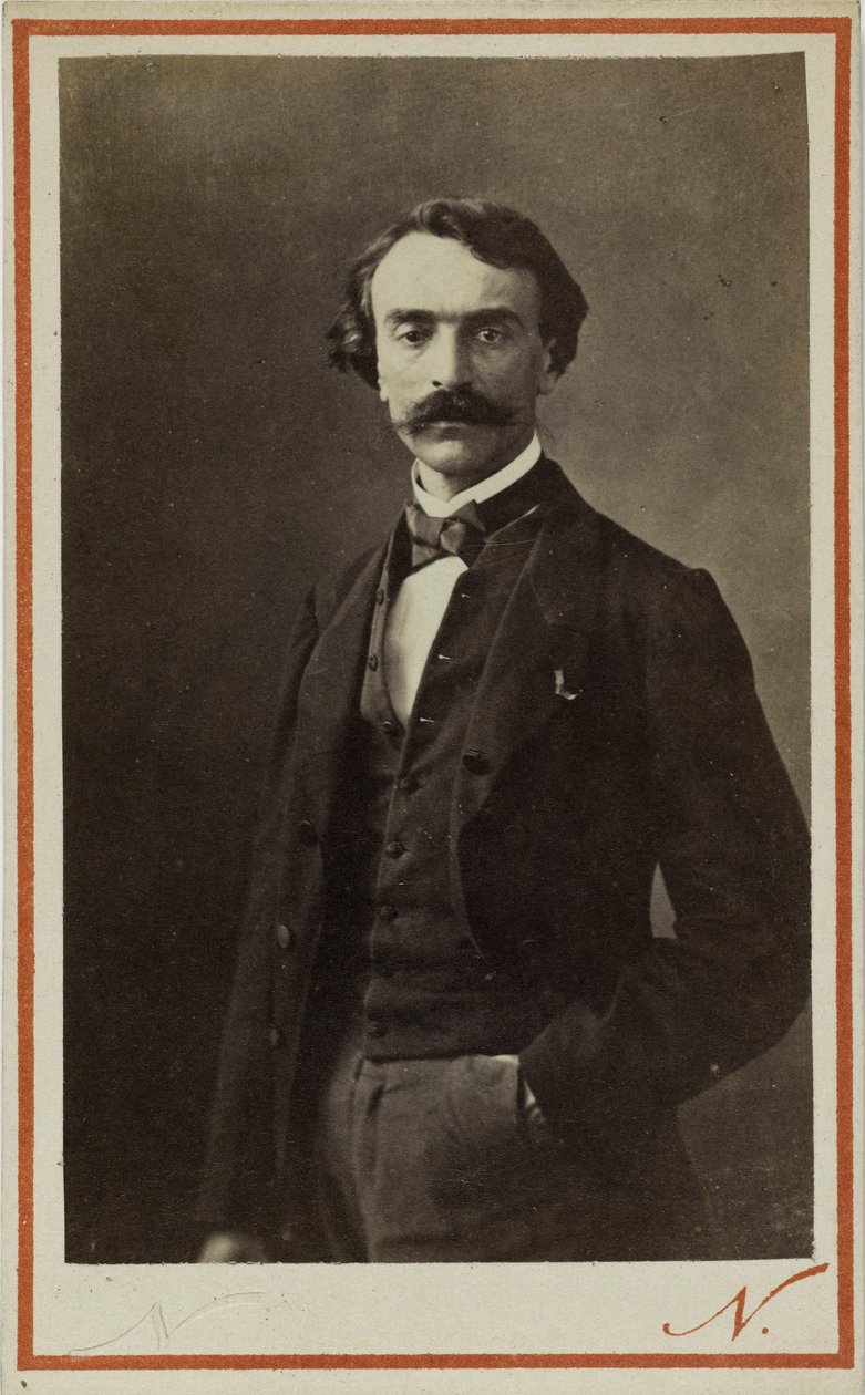 Portret van Jean-Léon Gérôme 1824-1904 door Photo studio Nadar.