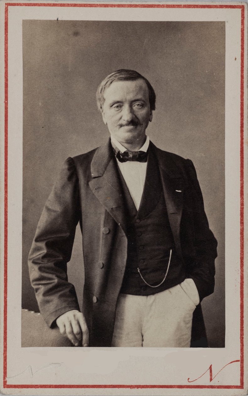 Portret van de componist Antoine Elwart door Photo studio Nadar.