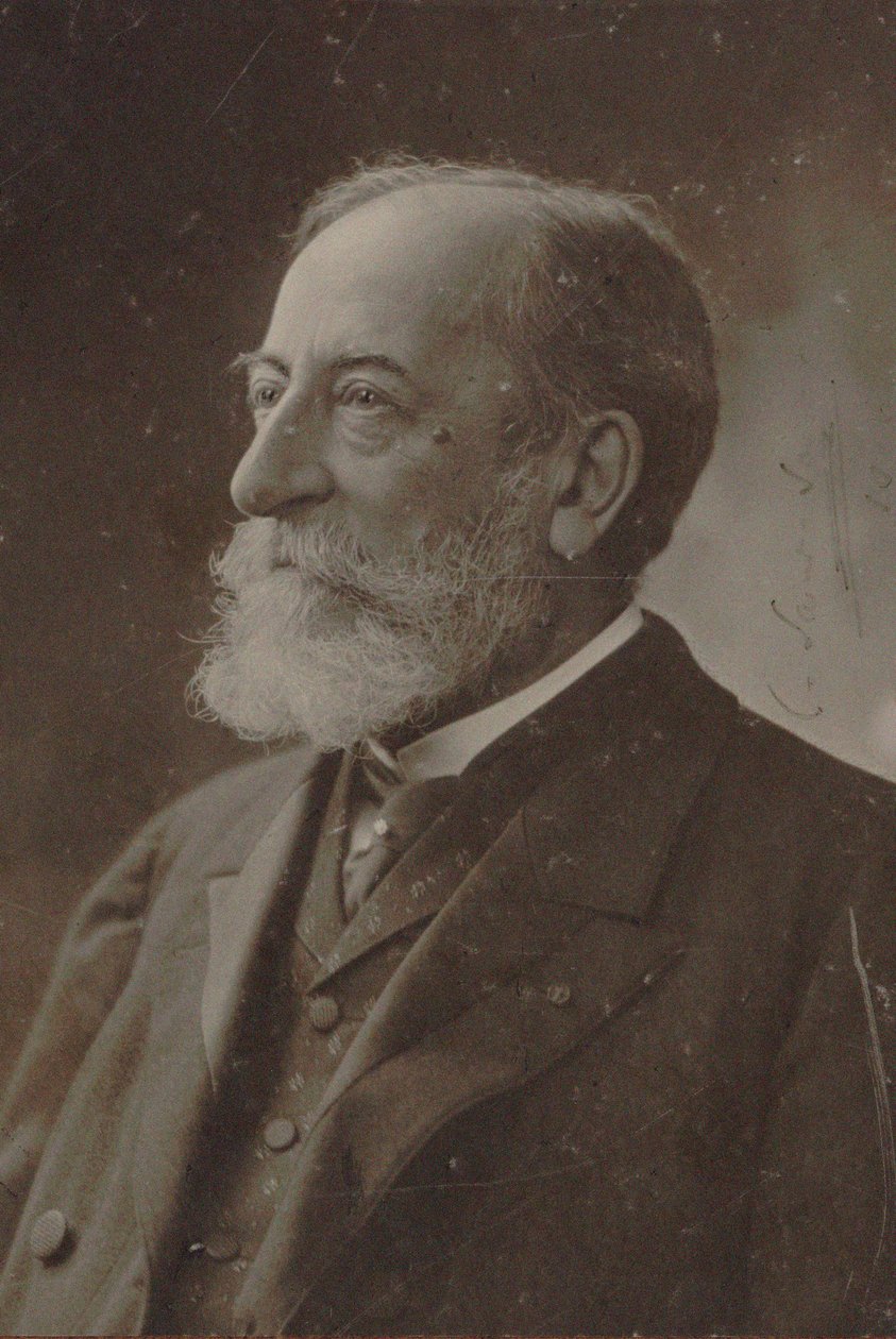 Portret van de componist Camille Saint-Saëns 1835-1921, 1910 door Photo studio Nadar.