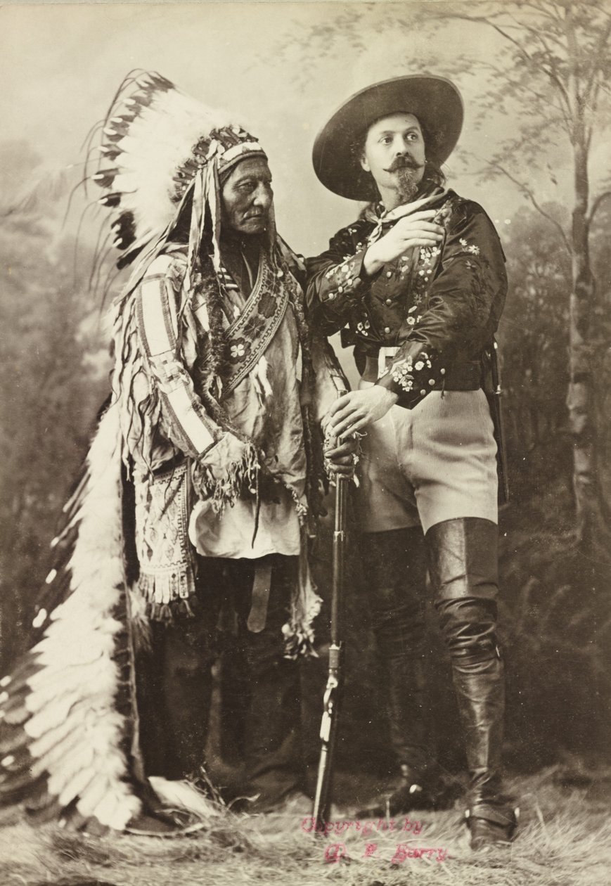 Sitting Bull en Buffalo Bill door Photographer Canadian