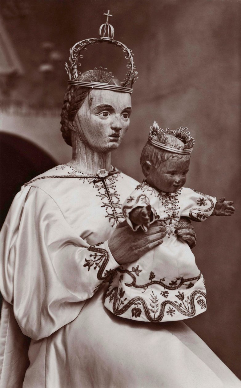 Maagd en Kind, Pauselijk Paviljoen, Wereldtentoonstelling Parijs door Photographer French