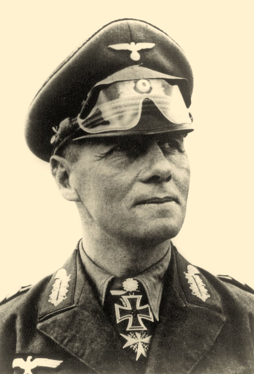 Portret van Generaal Erwin Rommel c.1942 door Photographer German